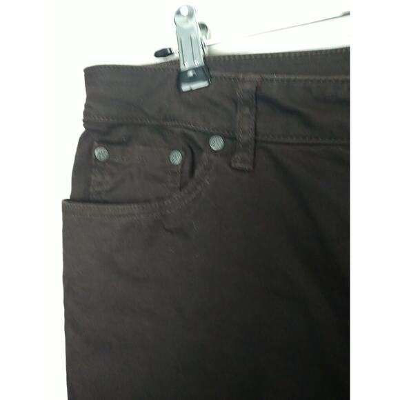 Prana Woman 12/31 Jeans Kayla Short Seam Brown Denim Skinny Jean - Picture 6 of 12